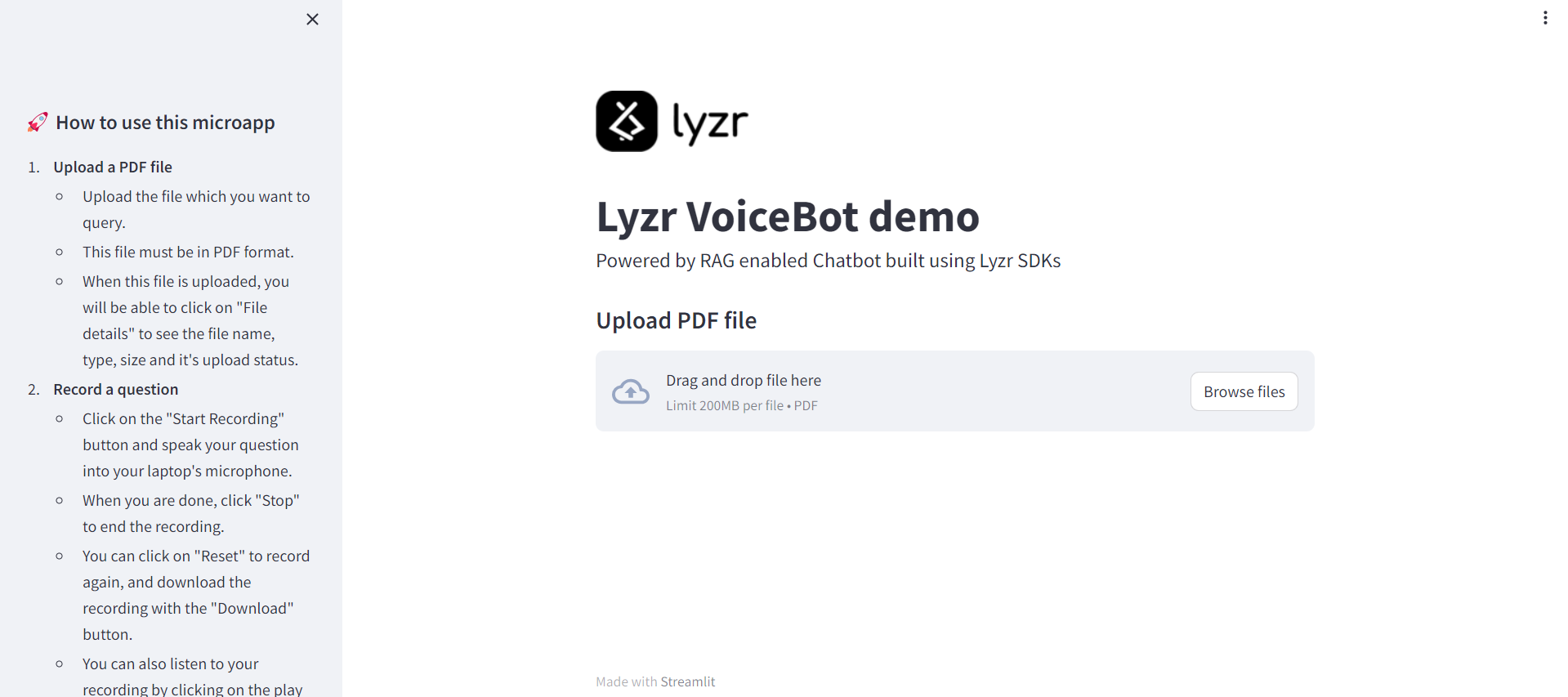 Demos 8 Voicebot