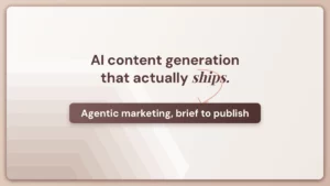 ai content generation