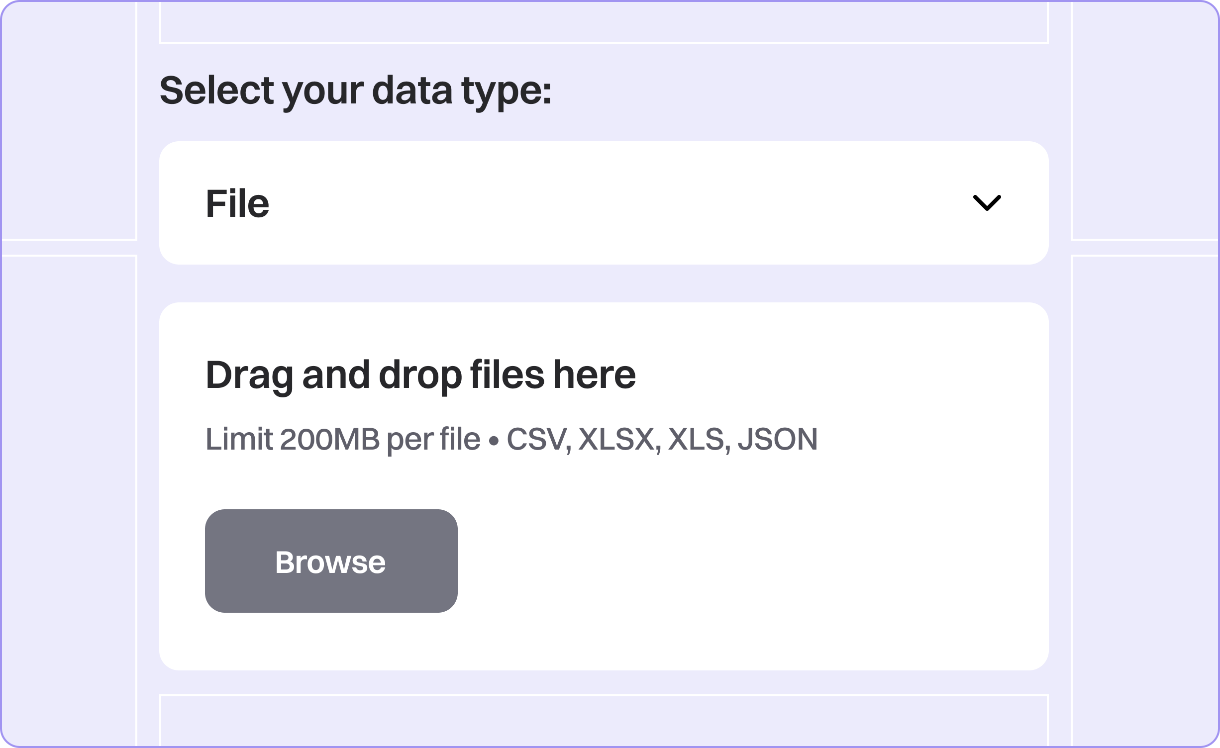 Data Analyzer 30 upload your data