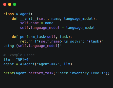 LLM Agents Explained: Smarter Workflows, Better Decisions 3 code snippet 111