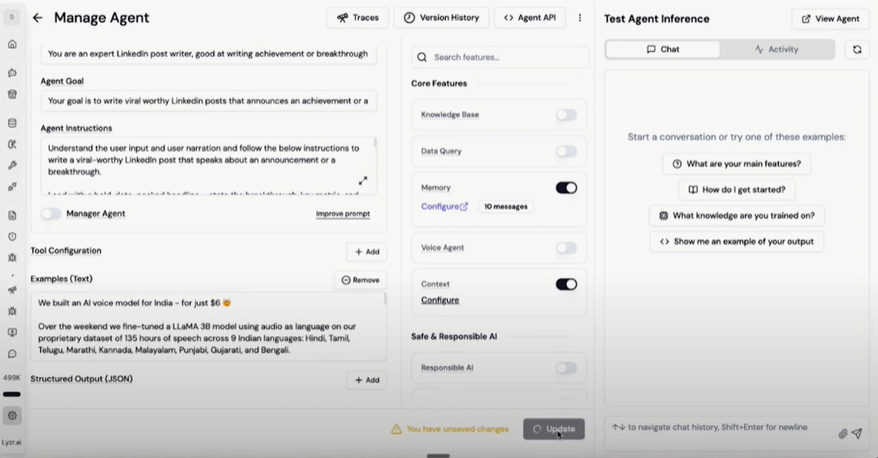 How to Build Smarter Agents with Global Contexts in Lyzr Studio 4 image 88