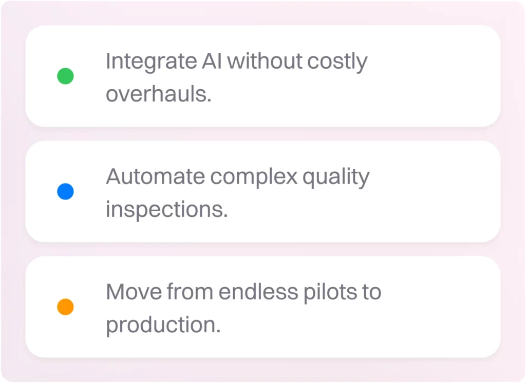 optimize manufacturing with actionable ai agents