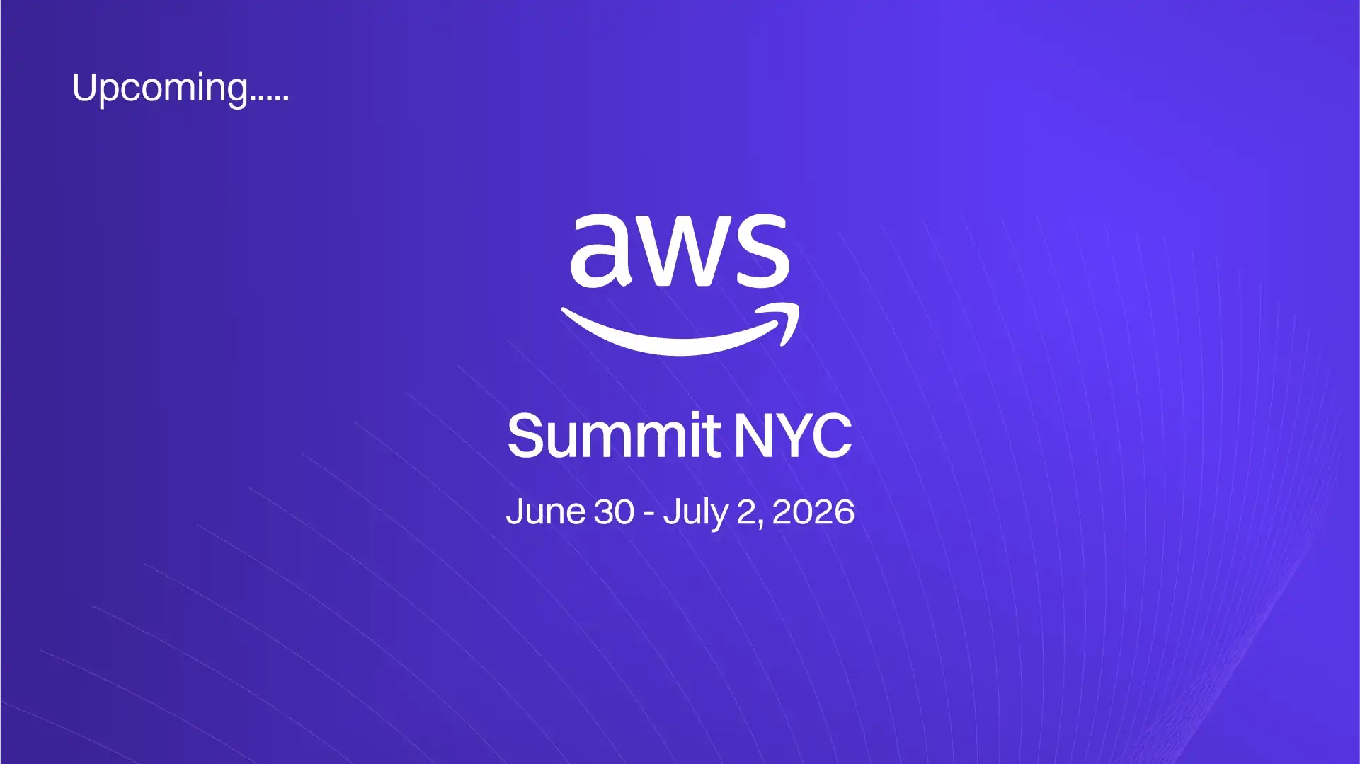 AWS Summit NYC 2026 compressed