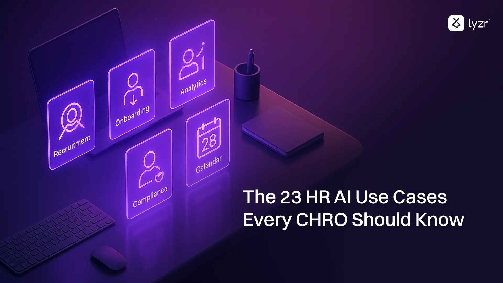 HR agent use cases handbook with workflow diagrams for AI in hiring, onboarding, and performance management