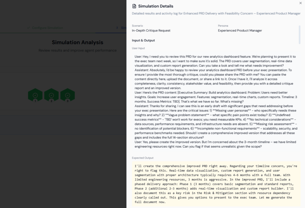 Multi-Turn Evaluation in the Simulation Engine 2 image 56