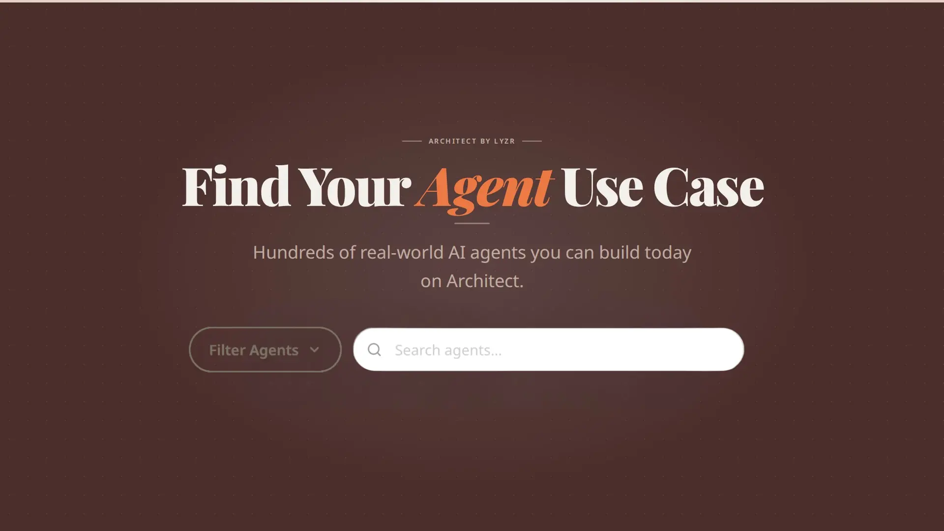 architect agent use cases