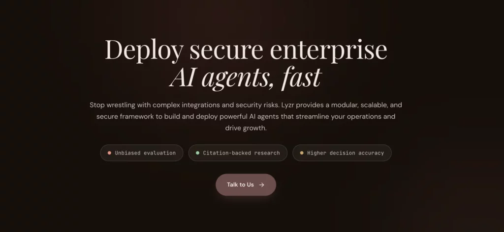 Enterprise AI Agent Platform | Lyzr AI