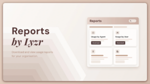 Reports by Lyzr: Get Complete Visibility into AI Agent Usage