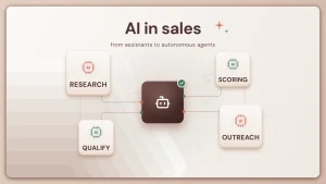 AI in sales in 2026: from assistants to autonomous agents