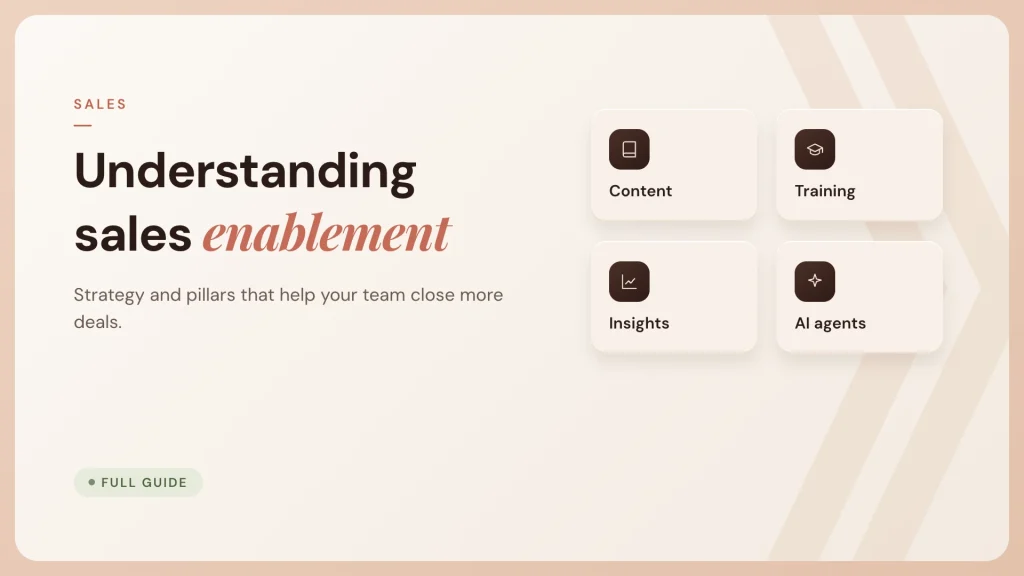 Sales enablement in 2026: content library to execution engine