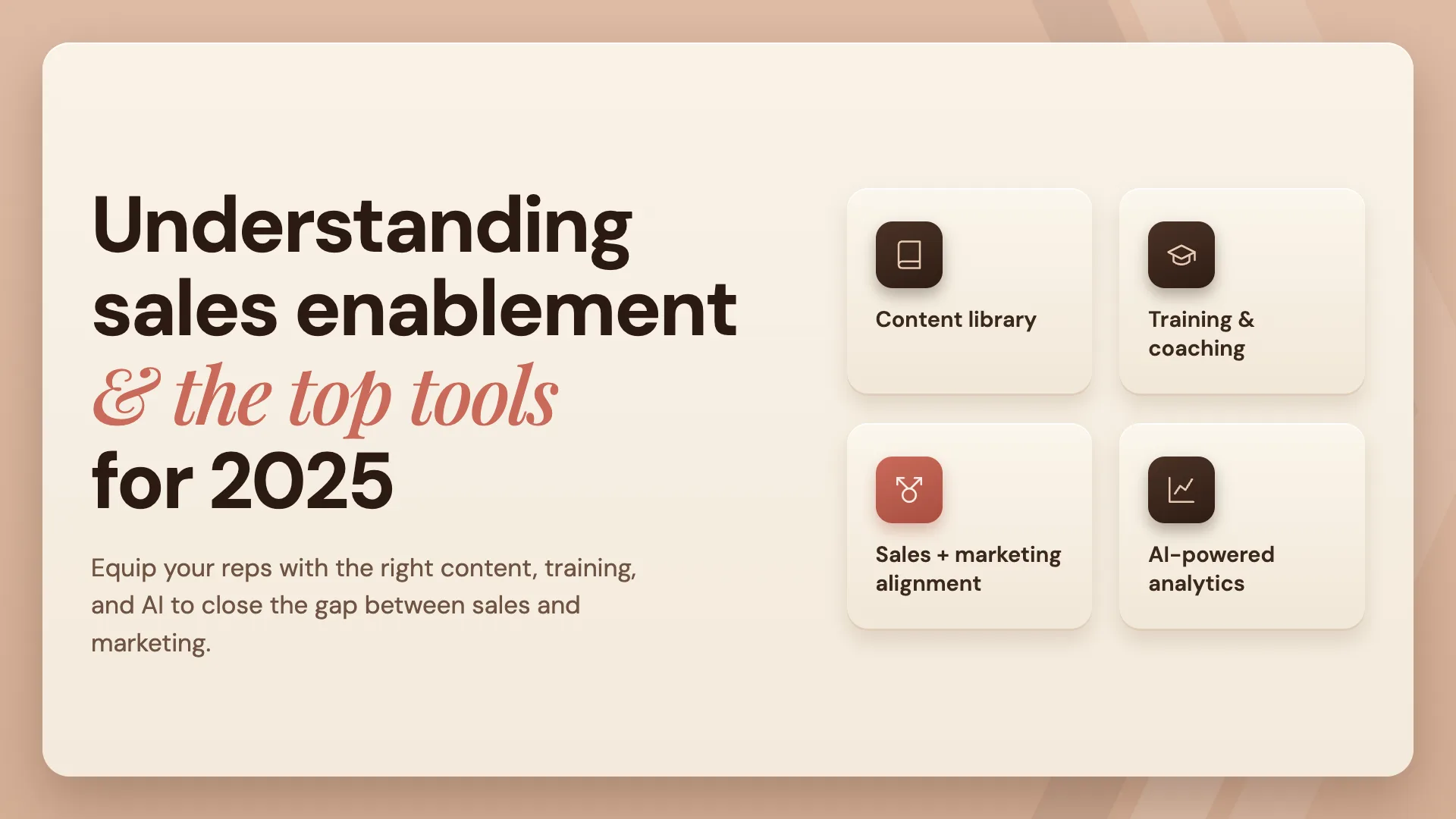 Sales enablement in 2026: content library to execution engine